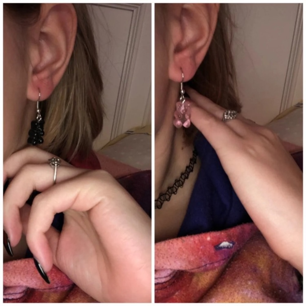 Gummy bear earrings